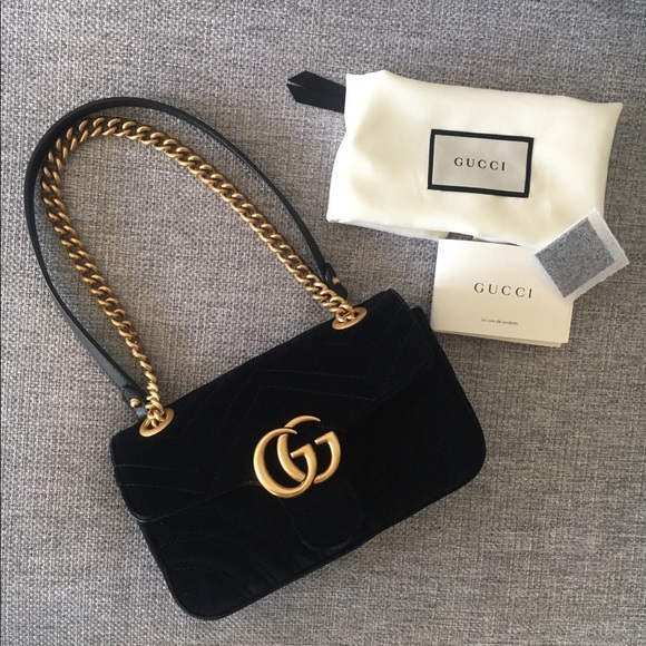 gucci marmont backpack velvet